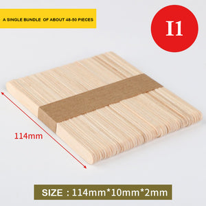 Gift To Love | Ice Cream Stick Small Plain | Pcs : 50 Pcs | Code : I1