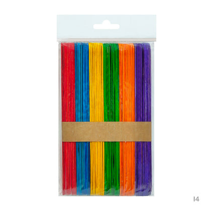 Gift To Love | Ice Cream Stick Big | Color : Multi-Color | Pcs : 50 Pcs | Code : I4