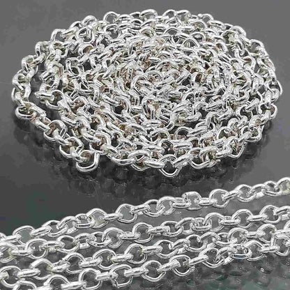 Gift To Love | Imitation Jewellery Chain | Color : Silver | Size : Big | Code : IJCS00