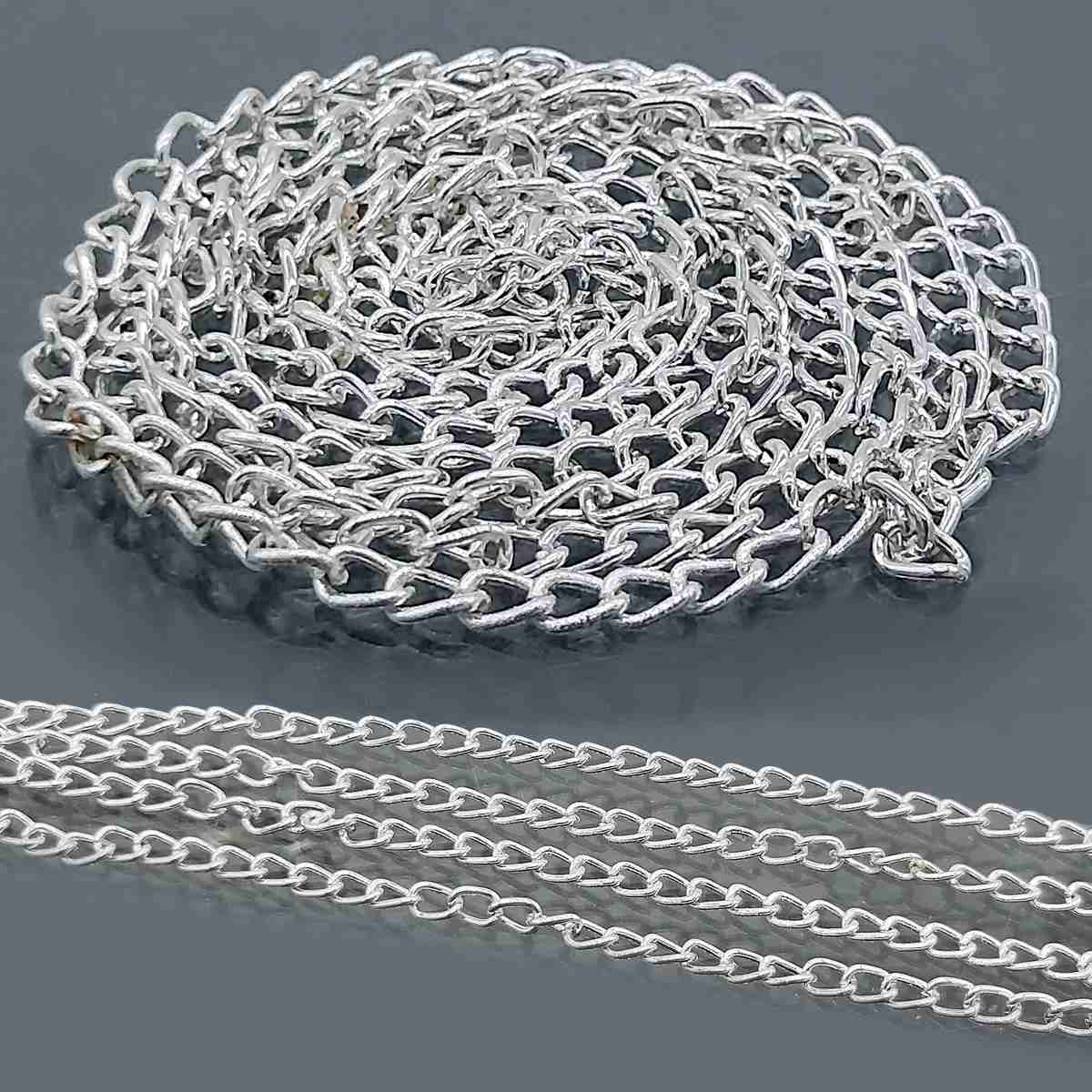Gift To Love | Imitation Jewellery Chain | Color : Silver | Code : IJCS02