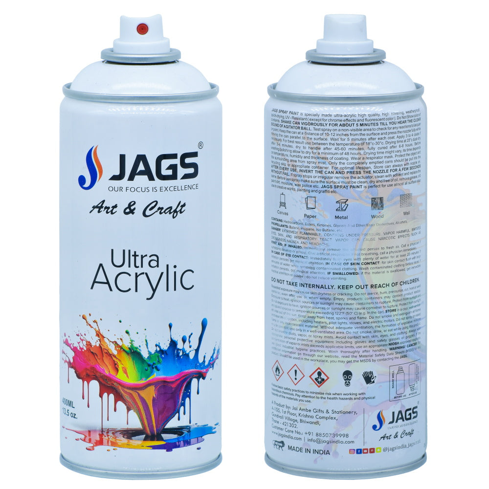 Gift To Love | Spray Ultra Acrylic | Color : Milky White | Size : 400 Ml | Code : J400M101