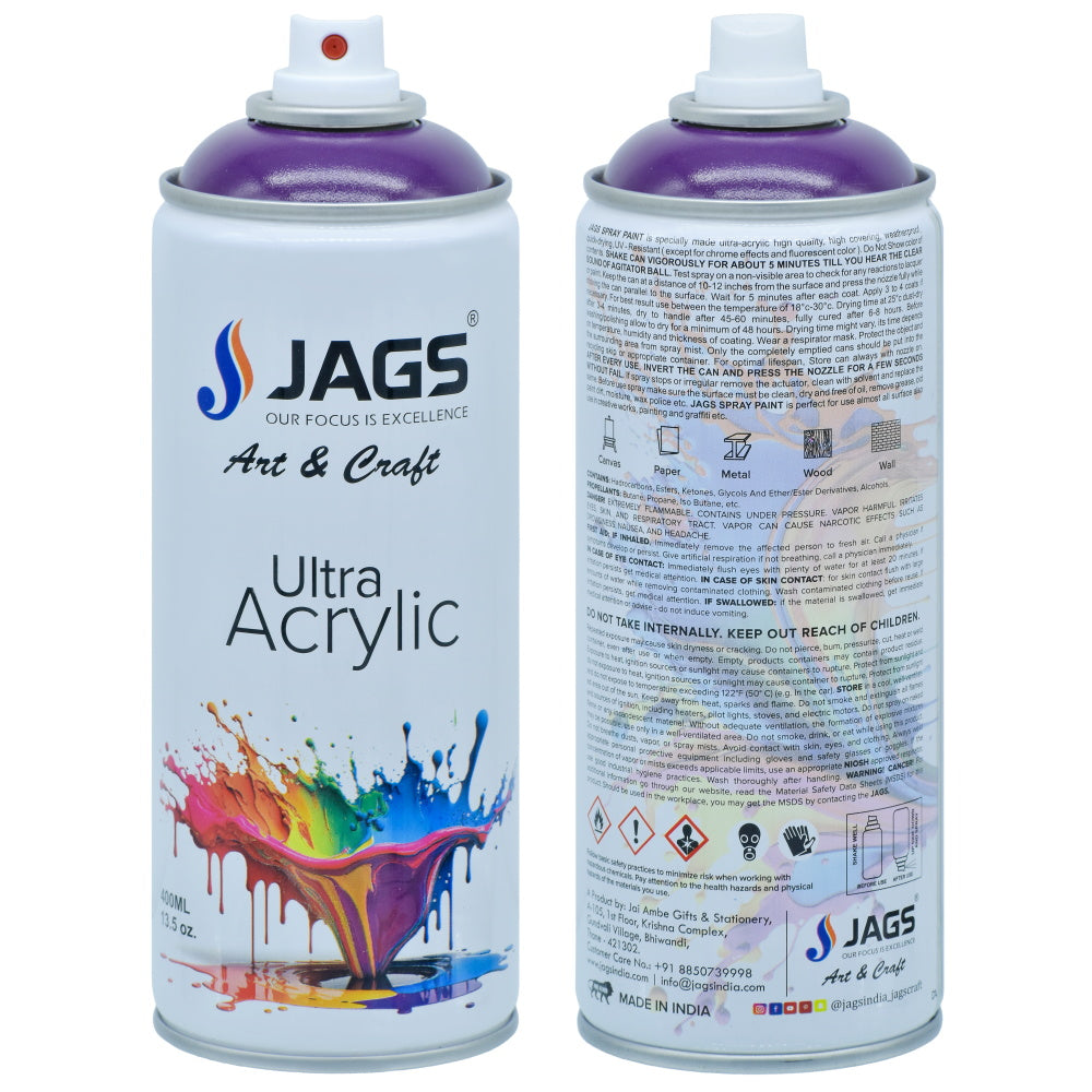 Gift To Love | Spray Ultra Acrylic | Color : Dark Purple | Size : 400 Ml | Code : J400M4007