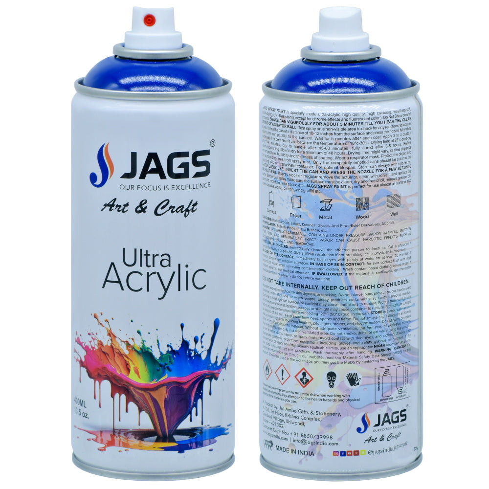 Gift To Love | Spray Ultra Acrylic | Color : Ultra Marine Blue | Size : 400 Ml | Code : J400M5002