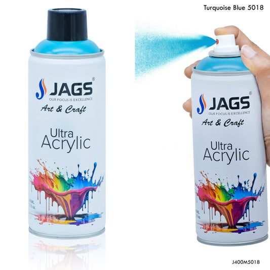 Gift To Love | Spray Ultra Acrylic | Color : Turqoise Blue | Size : 400 Ml | Code : J400M5018