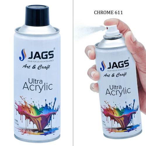 Gift To Love | Jags Spray Ultra Acrylic 400ml Chrome 611 | Code : J400M611