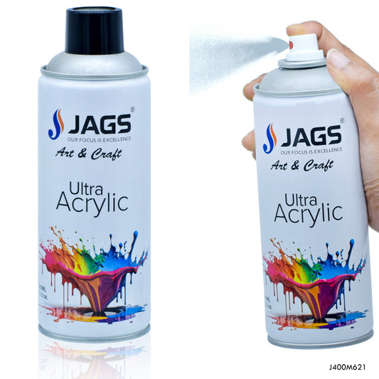 Gift To Love | Spray Ultra Acrylic | Color : Metalic Silver | Size : 400 Ml | Code : J400M621