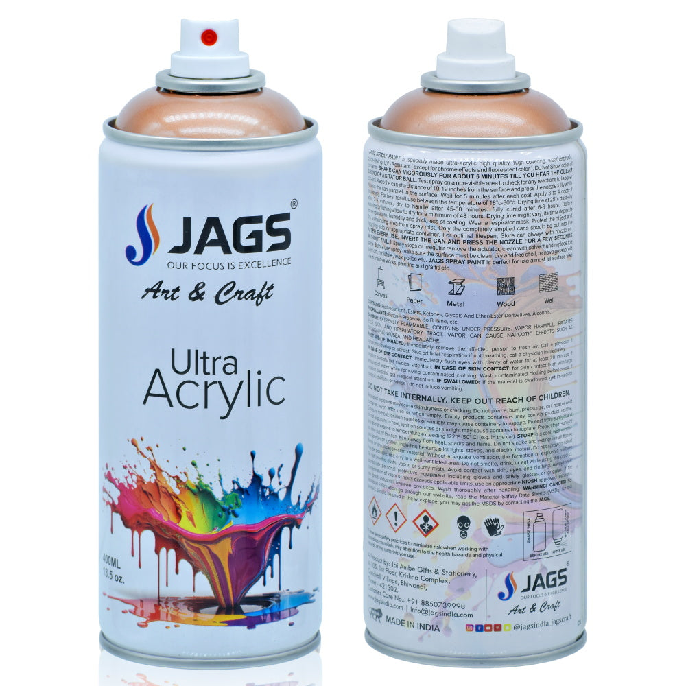Gift To Love | Spray Ultra Acrylic | Color : Metalic Copper | Size : 400 Ml | Code : J400M622