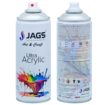 Gift To Love | Spray Ultra Acrylic | Color : Silver Pearl | Size : 400 Ml | Code : J400M631