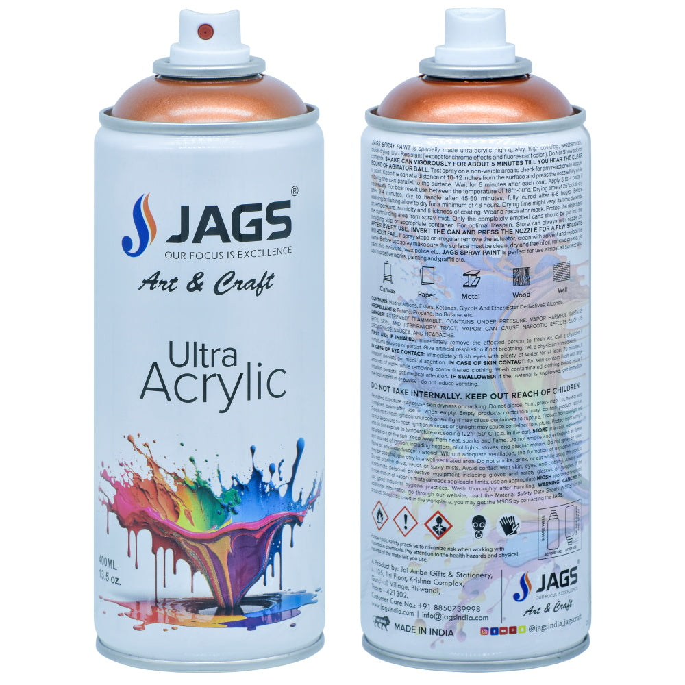 Gift To Love | Spray Ultra Acrylic | Color : Pearl Copper | Size : 400 Ml | Code : J400M632