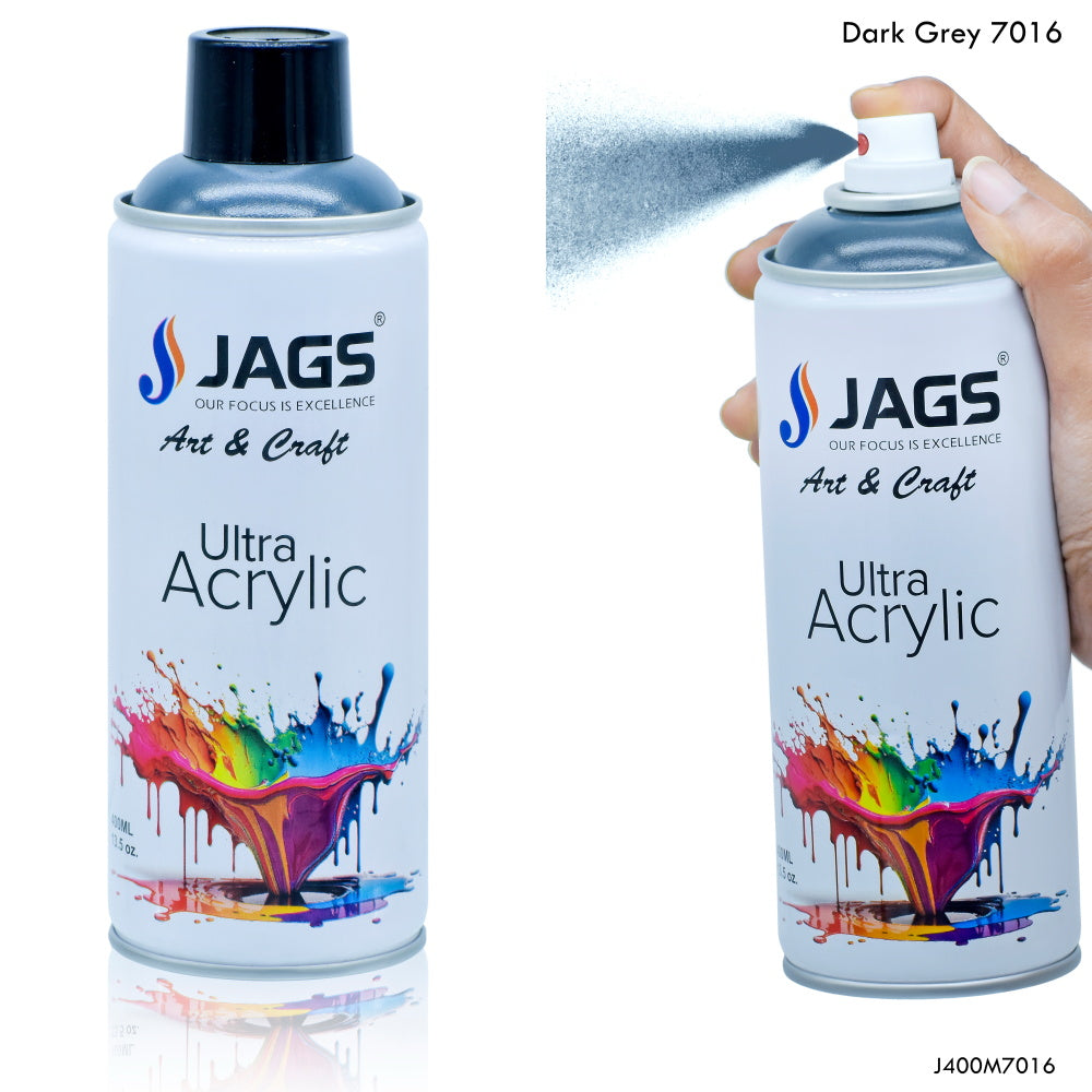 Gift To Love | Spray Ultra Acrylic | Color : Dark Grey | Size : 400 Ml | Code : J400M7016
