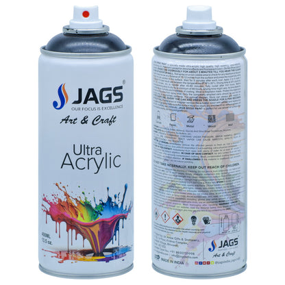 Gift To Love | Spray Ultra Acrylic | Color : Black Glossy | Size : 400 Ml | Code : J400M701