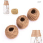 Gift To Love | Jute Thread Plain | Size : 50 Mtr | Pcs : 9 Pcs | Code : J50P