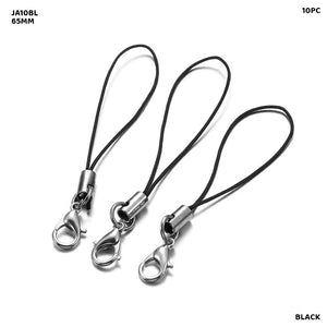 Gift To Love | Claps Thread | Color : Black | Size : 65 Mm | Pcs : 10 Pcs | Code : JA10BL