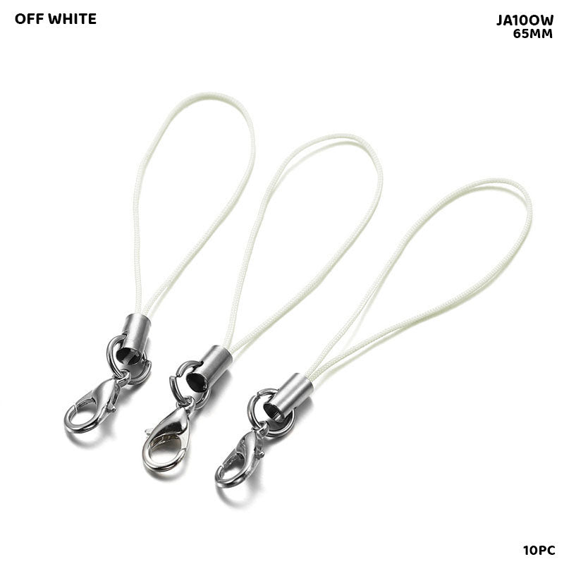 Gift To Love | Claps Thread | Color : Off White | Size : 65 Mm | Pcs : 10 Pc | Code : JA10OW