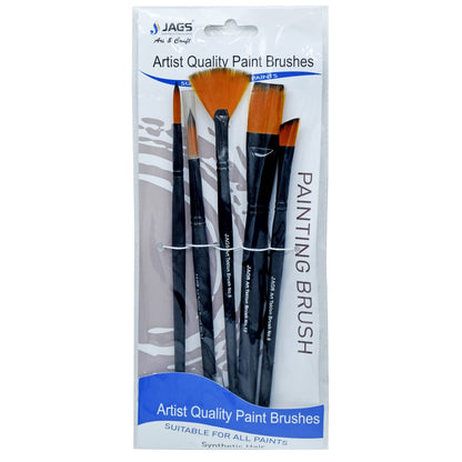 Gift To Love | Artist Brushes Synthetic Hair | Pcs : 5 Pcs Set | Code : JABS5P