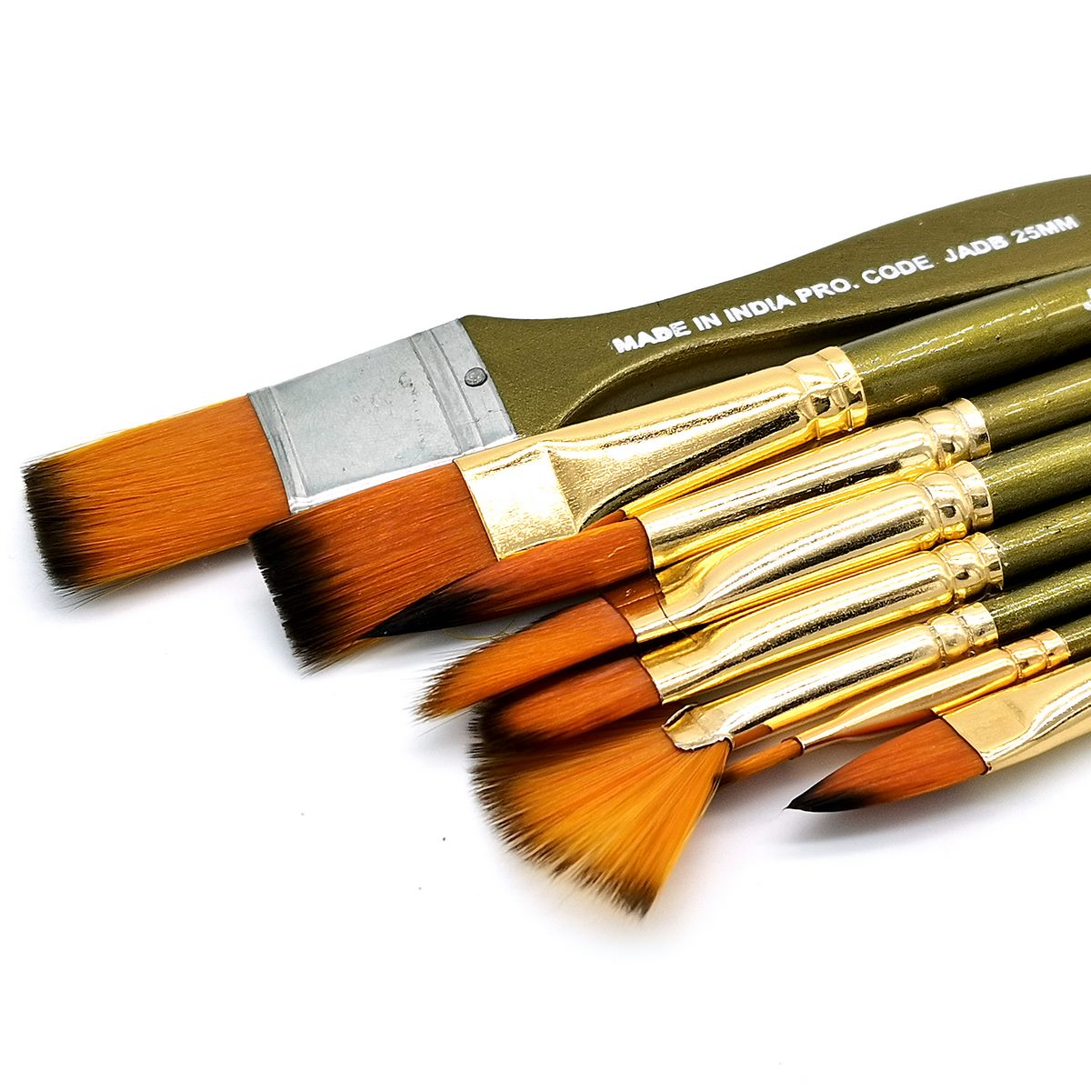 Gift To Love | Artist Brushes Synthetic Hair | Pcs : 8 Pcs Set | Code : JABS8P