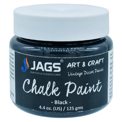 Gift To Love | Chalk Paint | Color : Black | Size : 4.4 Oz | Pcs : 125 Ml | Code : JACP00