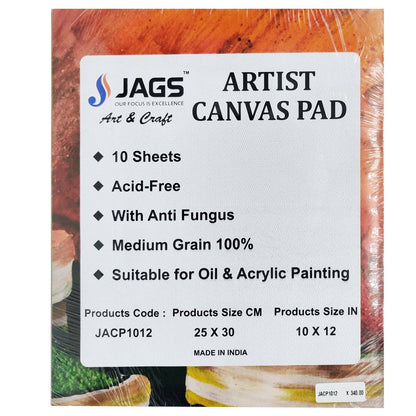 Gift To Love | Artist Canvas Pad | Size : 10 X 12 Inch | Code : JACP1012