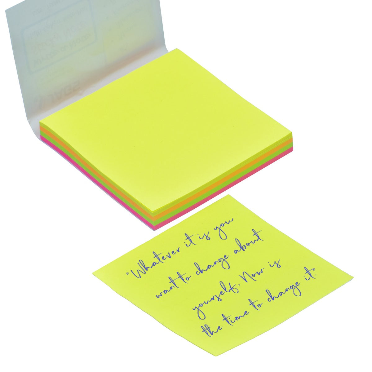 Gift To Love | Sticky Note Pad Neon Multi Colour | Pcs : 100 Sheets | Code : JAGS-303M