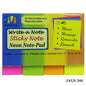 Gift To Love | Sticky Note Pad Neon Colours | Size : 25 X 76 Mm | Pcs : 200 Sheets | Code : JAGS-344