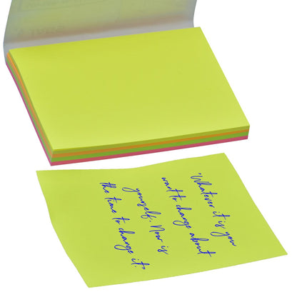 Gift To Love | Sticky Note Pad Neon Multi Colour | Pcs : 100 Sheets | Code : JAGS-403M