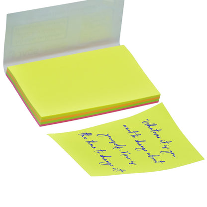 Gift To Love | Sticky Note Pad Neon Multi Colour | Pcs : 100 Sheets | Code : JAGS-503M