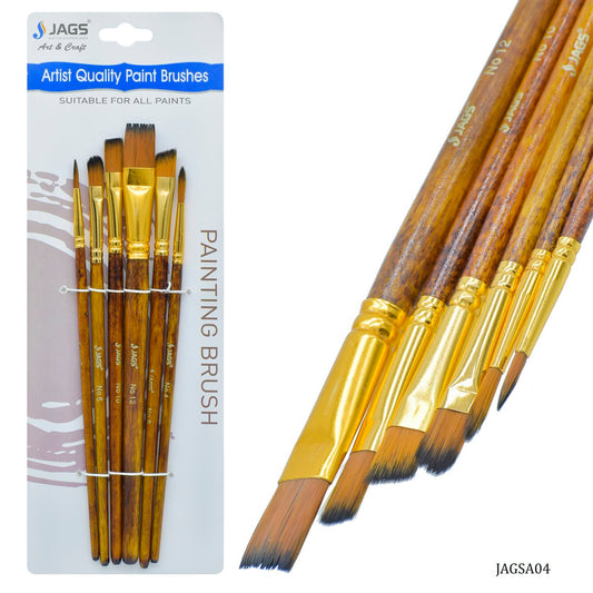 Gift To Love | Painting Brush | Pcs : Set Of 6 Pcs | Code : JAGSA04