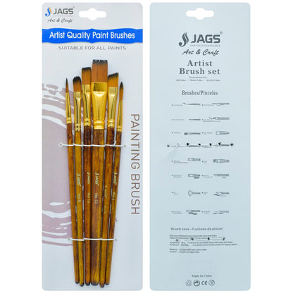 Gift To Love | Painting Brush | Pcs : Set Of 6 Pcs | Code : JAGSA04
