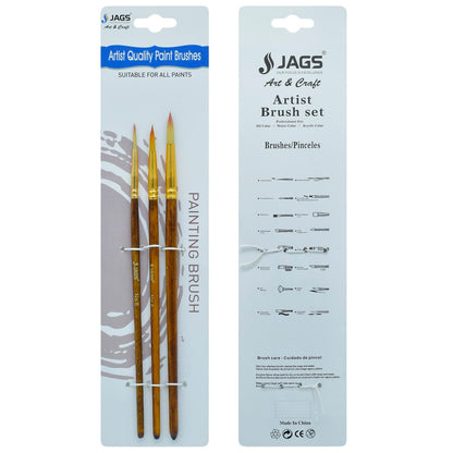 Gift To Love | Painting Brush | Pcs : Set Of 3 Pcs | Code : JAGSA08