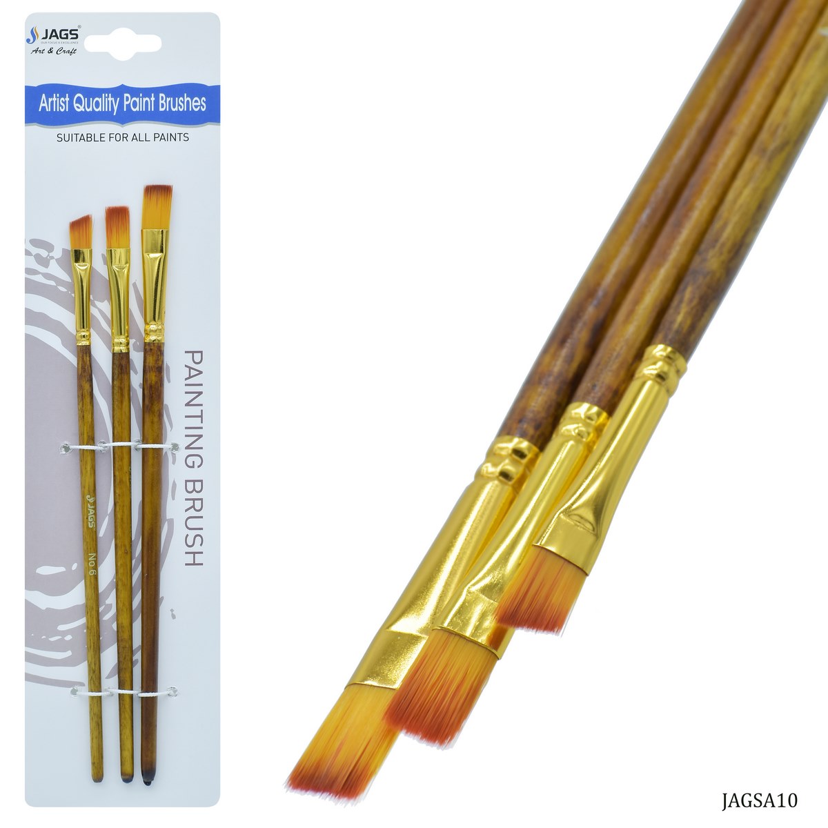 Gift To Love | Painting Brush | Pcs : Set Of 3 Pcs | Code : JAGSA10