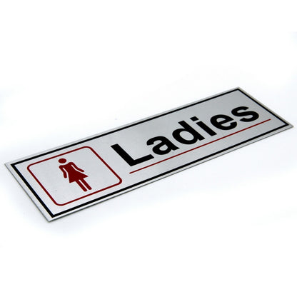 Gift To Love | Aluminum Sticker Ladies Toilets | Code : JAGSALS-5