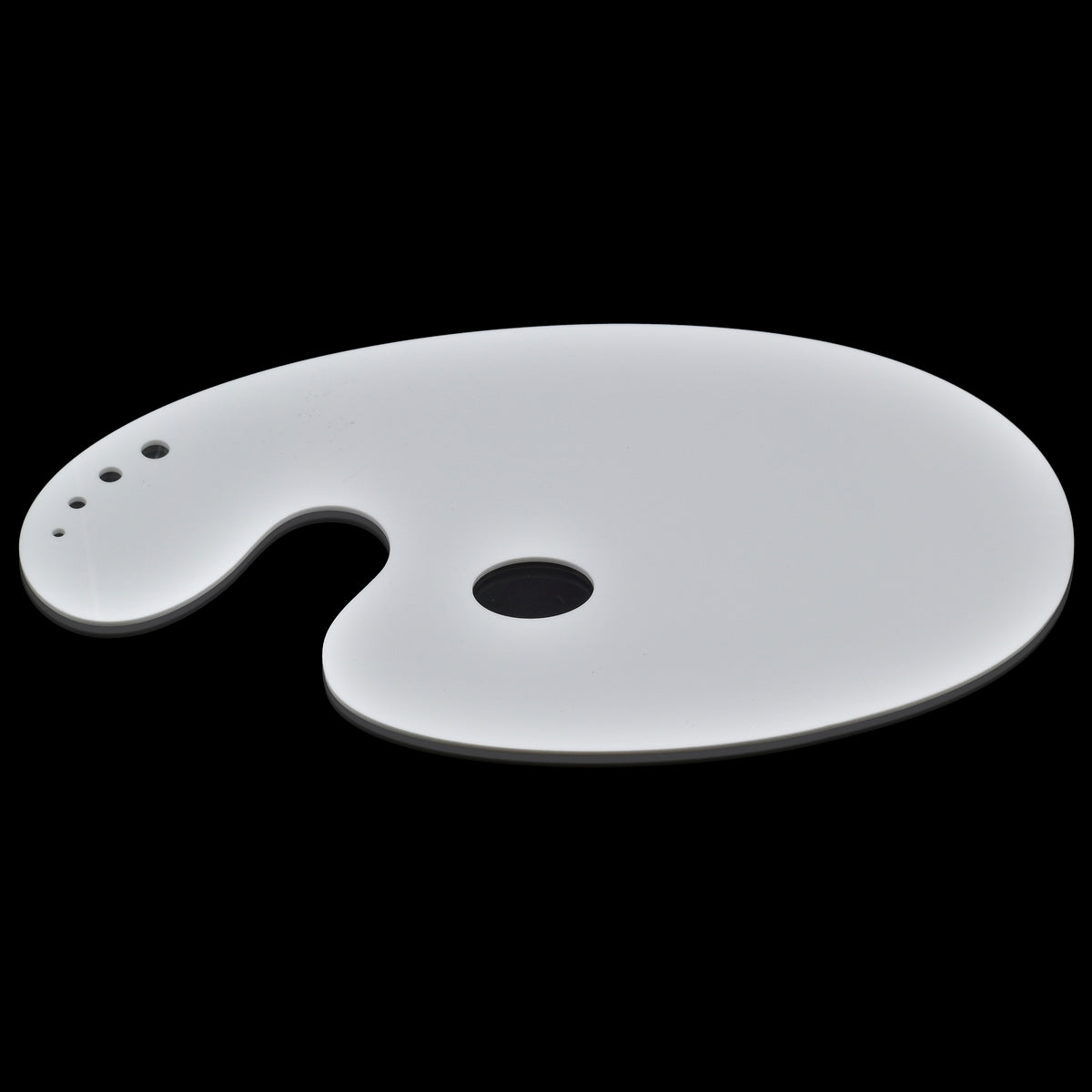 Gift To Love | Acrylic Palette Oval | Color : White | Size : 15 X 9 Big | Code : JAGSAPW9