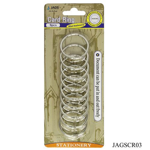 Gift To Love | Book Ring Card Packing 32MM 8pcs | Code : JAGSCR03