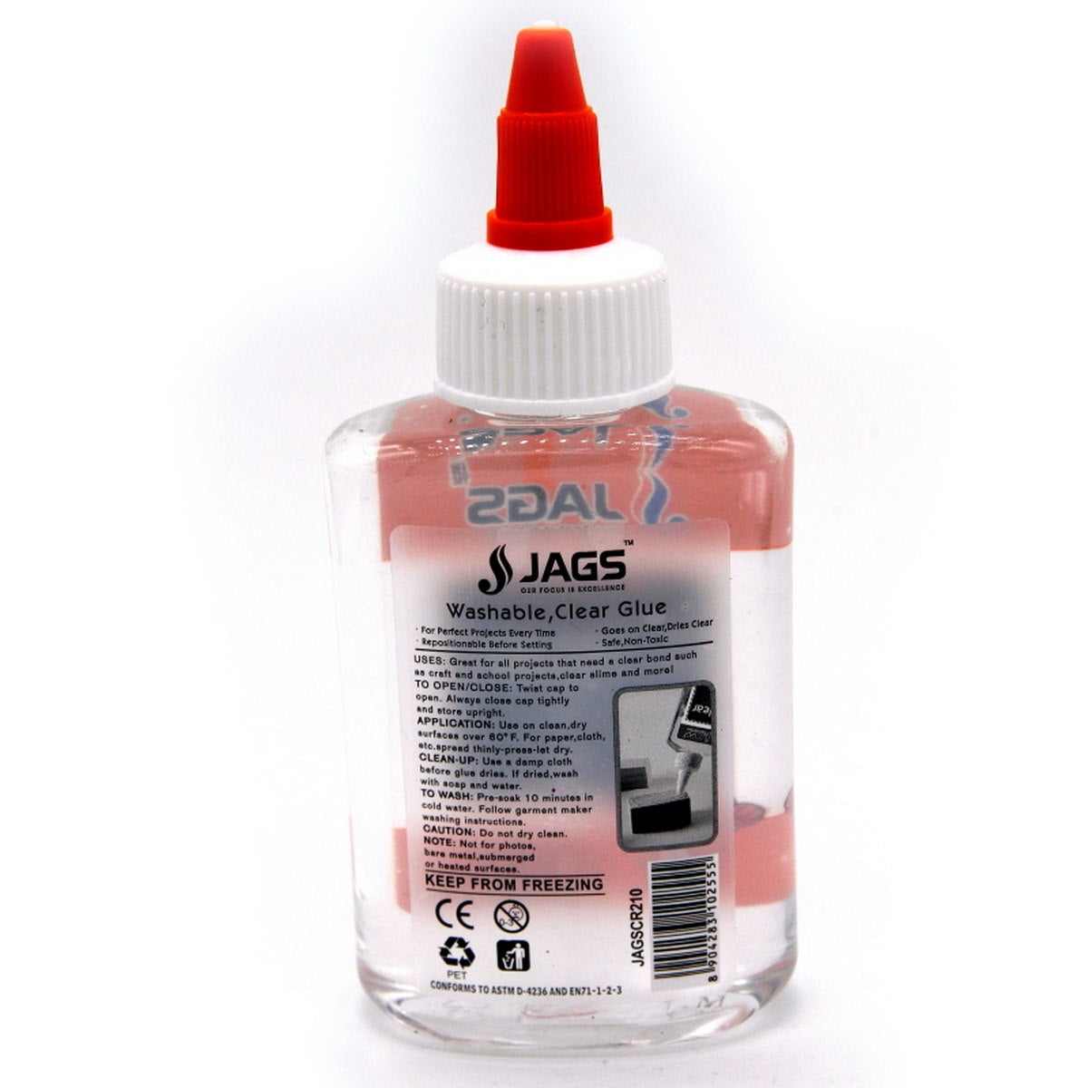 Gift To Love | Washable Clear Glue Gel | Size : 88.5 Ml | Code : JAGSCR210