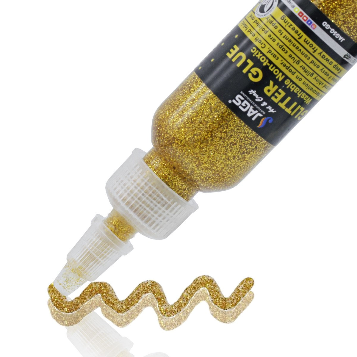 Gift To Love | Glitter Glue | Color : Gold | Size : 50 Ml | Code : JAGSG-GD