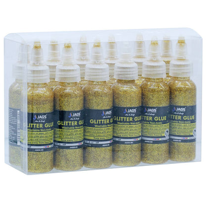 Gift To Love | Glitter Glue | Color : Gold | Size : 50 Ml | Code : JAGSG-GD