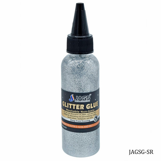 Gift To Love | Glitter Glue | Color : Silver | Size : 50 Ml | Code : JAGSG-SR