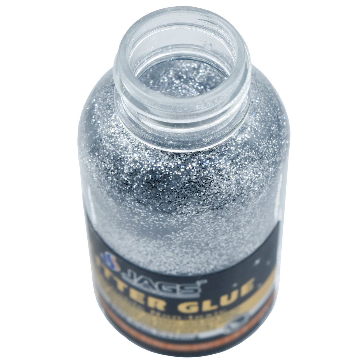 Gift To Love | Glitter Glue | Color : Silver | Size : 50 Ml | Code : JAGSG-SR