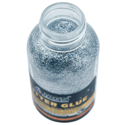 Gift To Love | Glitter Glue | Color : Silver | Size : 50 Ml | Code : JAGSG-SR