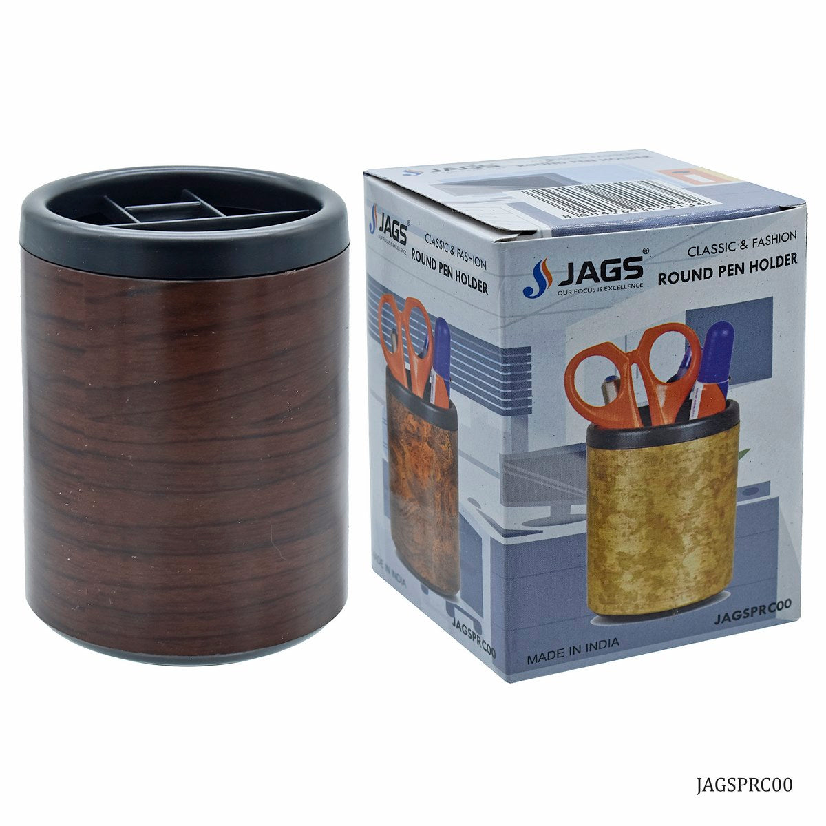 Gift To Love | Plastic Pen Stand Round | Color : Colour Full | Code : JAGSPRC00