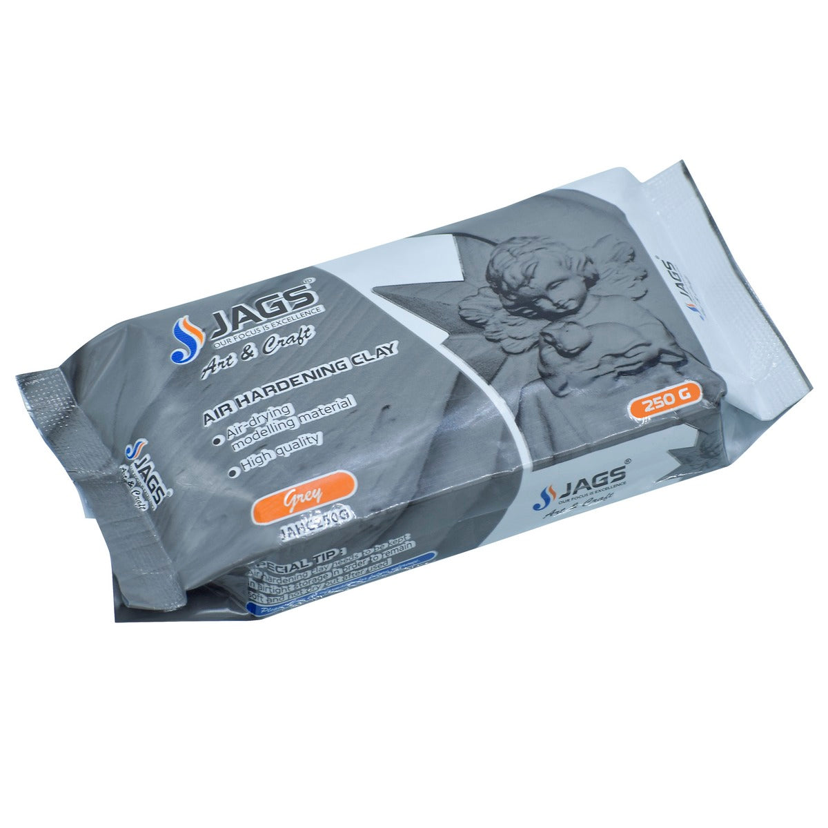 Gift To Love | Air Hardening Clay | Color : Grey | Pcs : 250 Grams | Code : JAHC250G