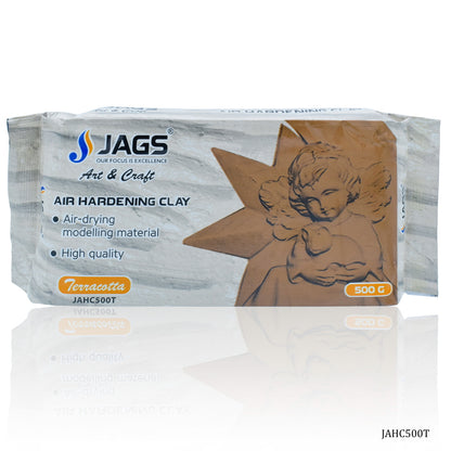 Gift To Love | Air Hardening Clay | Color : Terracotta | Pcs : 500 Grams | Code : JAHC500T