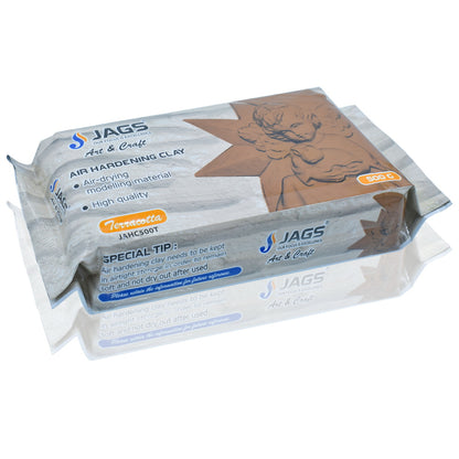Gift To Love | Air Hardening Clay | Color : Terracotta | Pcs : 500 Grams | Code : JAHC500T
