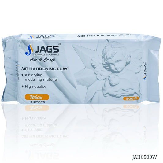 Gift To Love | Air Hardening Clay | Color : White | Pcs : 500 Grams | Code : JAHC500W