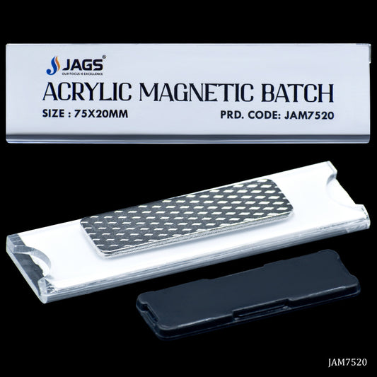 Gift To Love | Acrylic Magnetic Batch | Size : 75 X 20 Mm | Code : JAM7520