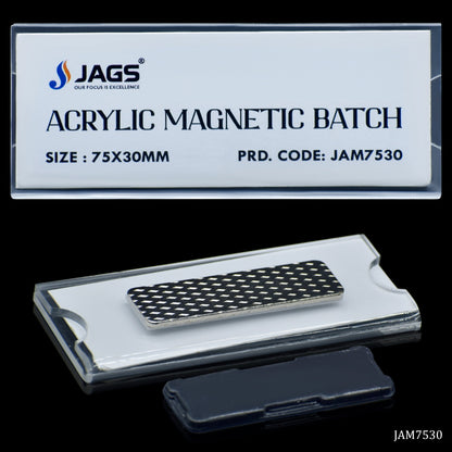 Gift To Love | Acrylic Magnetic Batch | Size : 75 X 30 Mm | Code : JAM7530