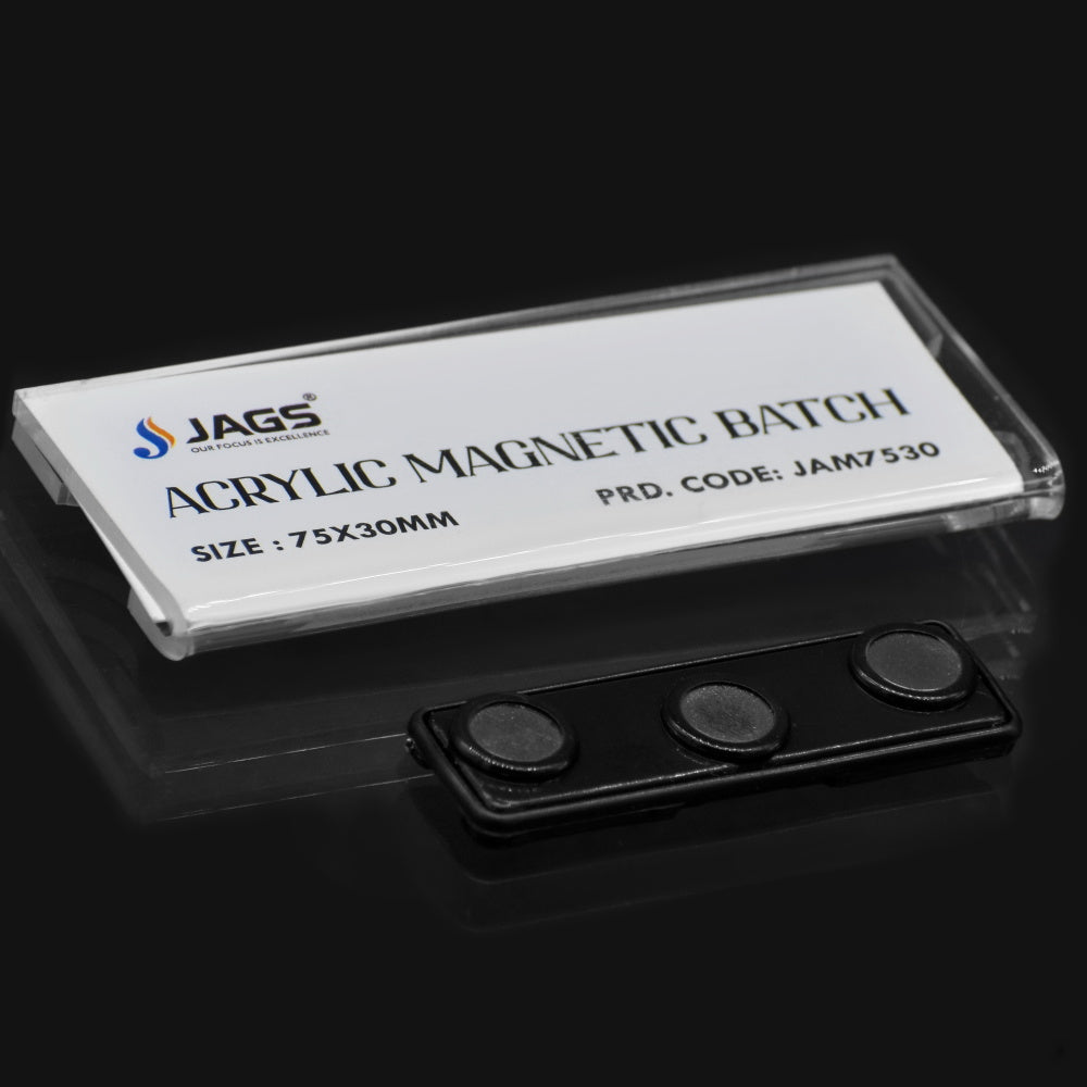 Gift To Love | Acrylic Magnetic Batch | Size : 75 X 30 Mm | Code : JAM7530