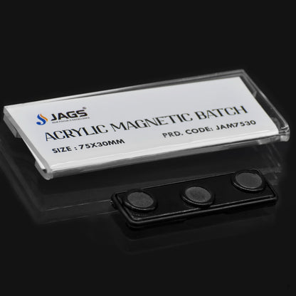 Gift To Love | Acrylic Magnetic Batch | Size : 75 X 30 Mm | Code : JAM7530