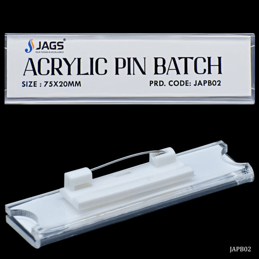 Gift To Love | Acrylic Pin Batch | Size : 75 X 20 Mm | Code : JAPB02