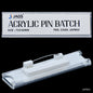 Gift To Love | Acrylic Pin Batch | Size : 75 X 20 Mm | Code : JAPB02